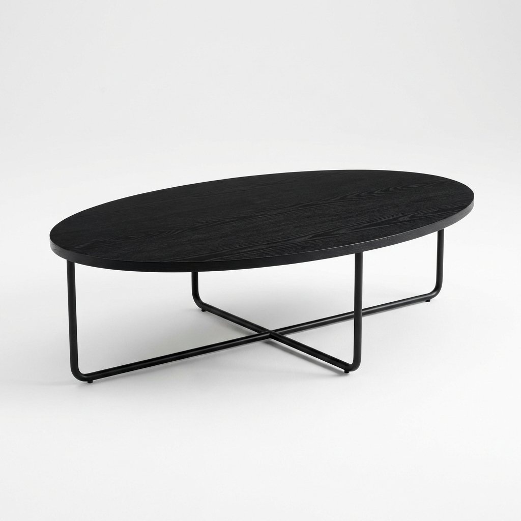 Isabey Black Wood Coffee Table